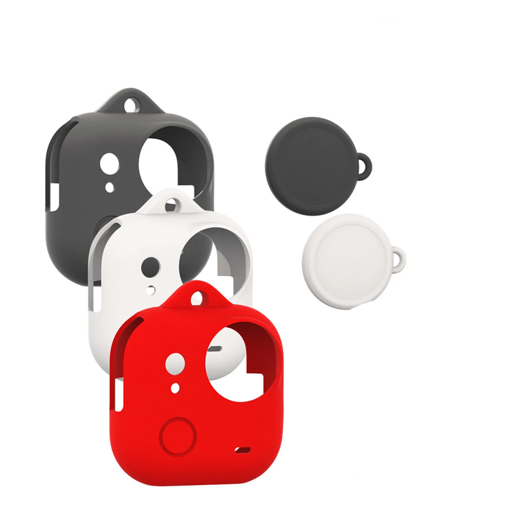 Силиконовый чехол Wwitoby + крышка объектива для Insta360 GO Ultra Panoramic Action Camere, аксессуар для камеры с большим пальцем Силиконовый чехол Wwitoby + крышка объектива для Insta360 GO Ultra Panoramic Action Camere, аксессуар для камеры с большим пальцем