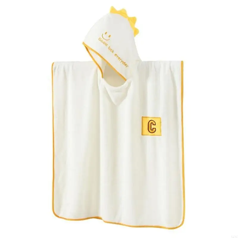 A5YC Baby Bathrobe Hooded Towel Bath Towel for Boys Girls Age 0-5Year Quick Dry High Absorbent Color