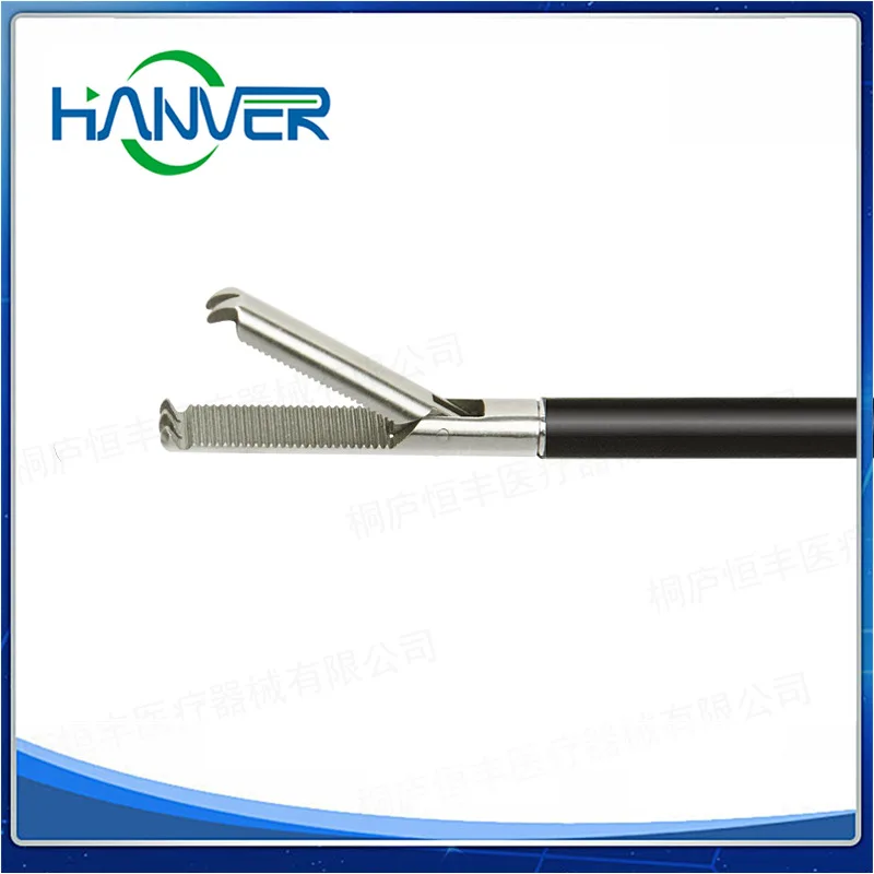 Laparoscopic Surgical Instruments, 2 + 3-tooth Claw Forceps, Single Action, Claw Forceps