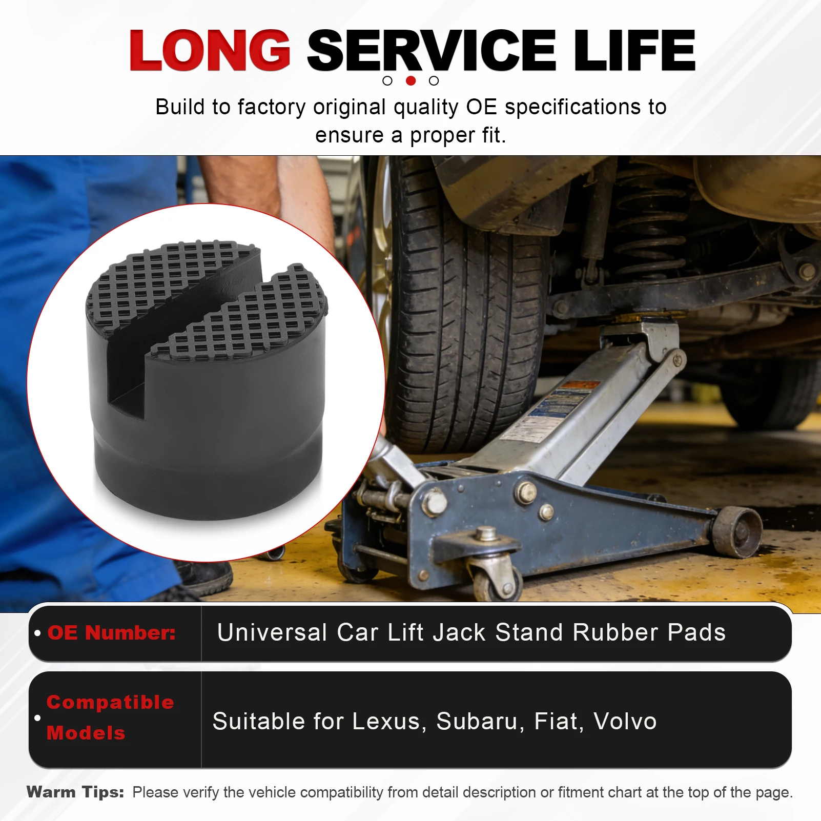 Automobiles, Parts & Accessories - Car Maintenance Tools - Jack and Lifting Equipment - Fender Cover