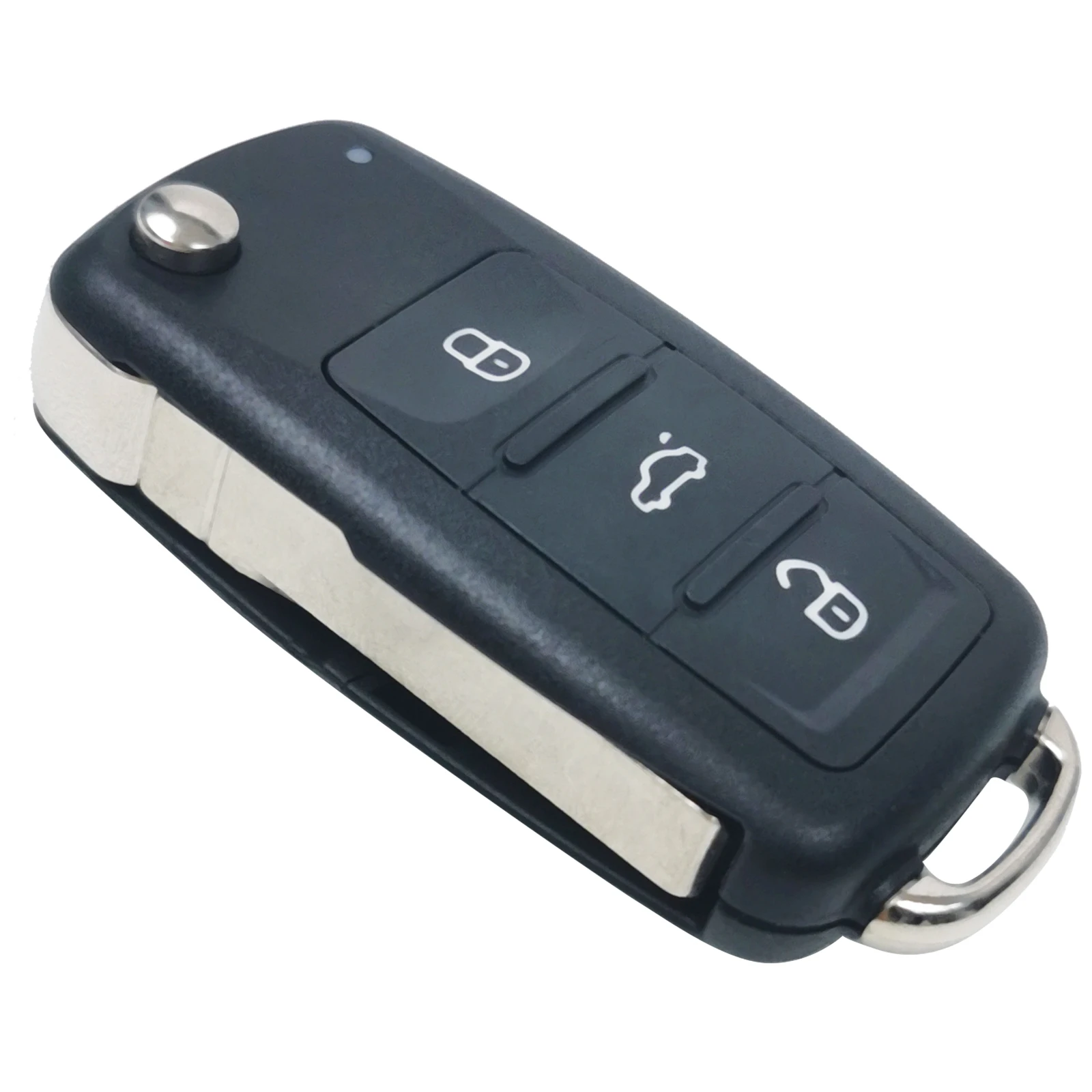 3 Button Car Remote Flip Key Fob Case Shell For Volkswagen Golf MK6 Polo Beetle Tiguan Touran Passat Caddy Jetta Eos Scirocco