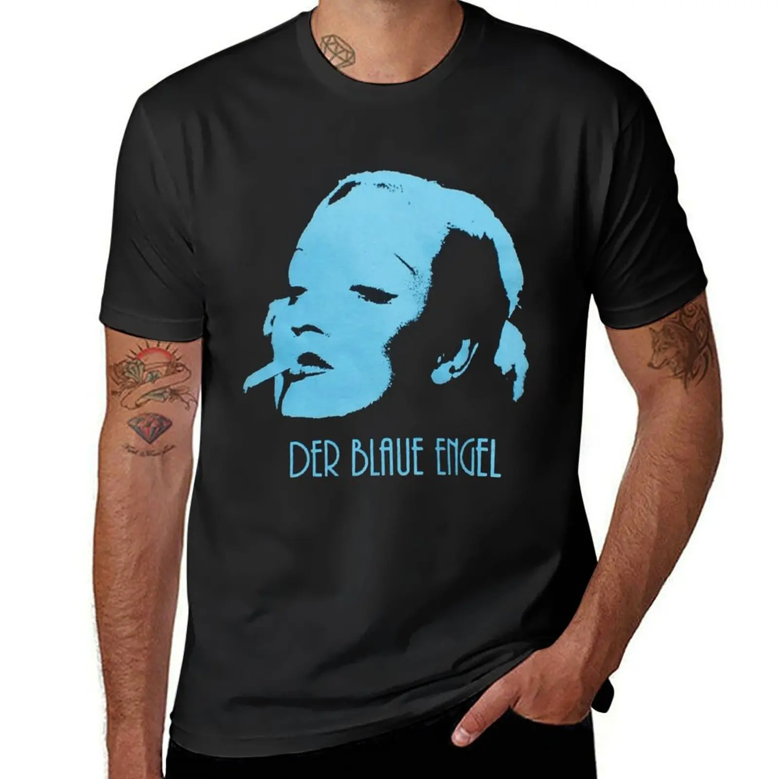 Marlene Dietrich T-Shirt customs vintage clothes animal prinfor boys T-shirt men