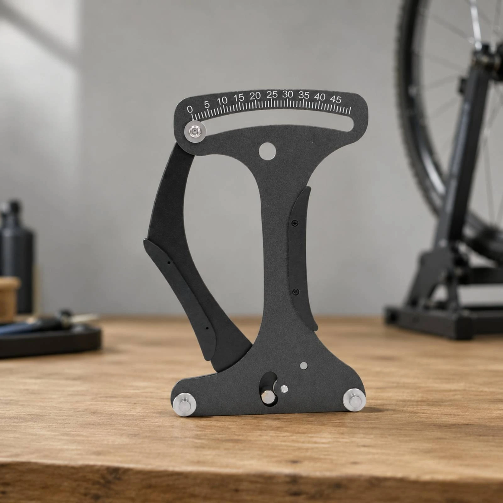 Bike Spoke Tension Meter Includes Conversion Chart Spoke Tensiometer Repair Tool Aluminum Alloy Ergonomic Design for Workshop