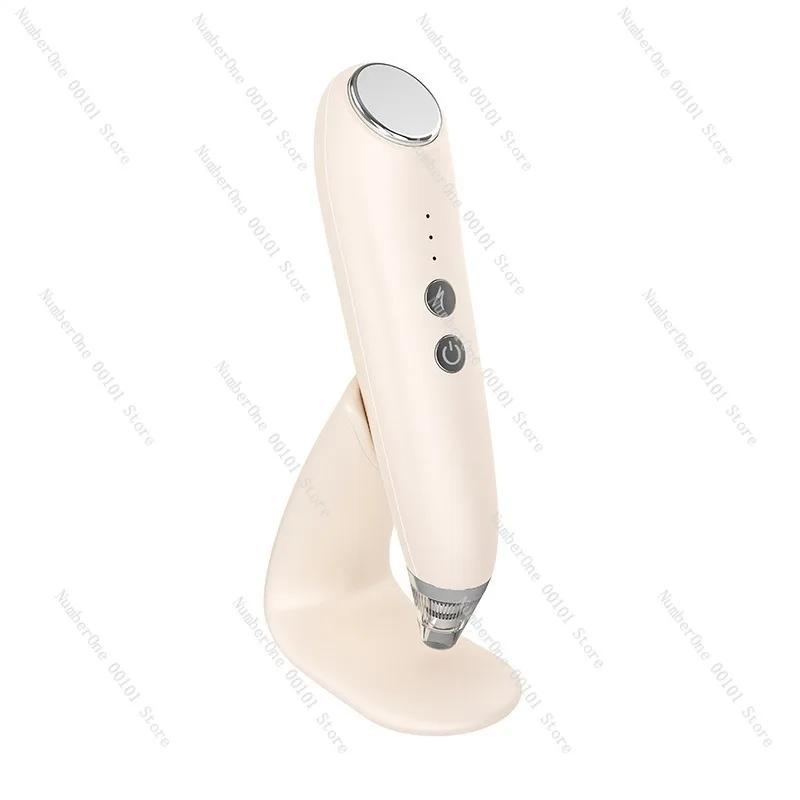 Home Use Facial Beauty Instrument, Blackhead Absorption Deep Cleansing, 3-Gear Refrigeration Vibration Rechargeable Massager