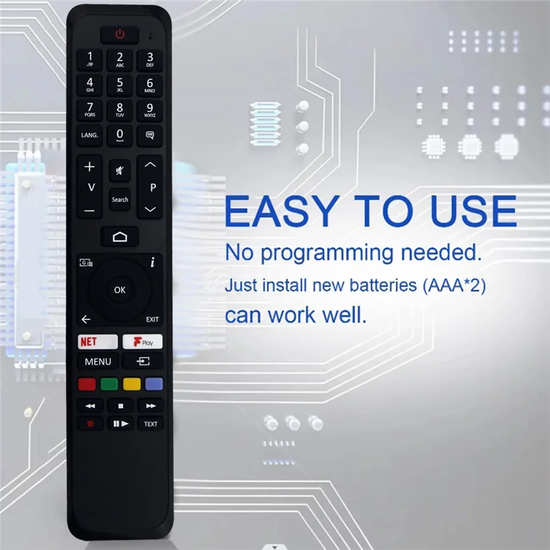 SQPP-CT-8555 Замените пульт дистанционного управления для TOSHIBA 58UA2B63DB 55UA3A63DG 65UA4B63DA Smart TV
