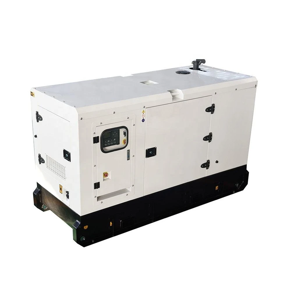 Three Phase Emergency Generator Set 30kVA Portable Diesel Power Generator Dual Voltage Electric Start for Home Standby