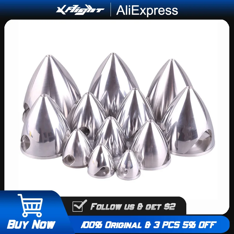 

3-Blade Aluminum Spinner 1.25-4 Inch for Gas RC Airplane Engine with CNC Balanced Design