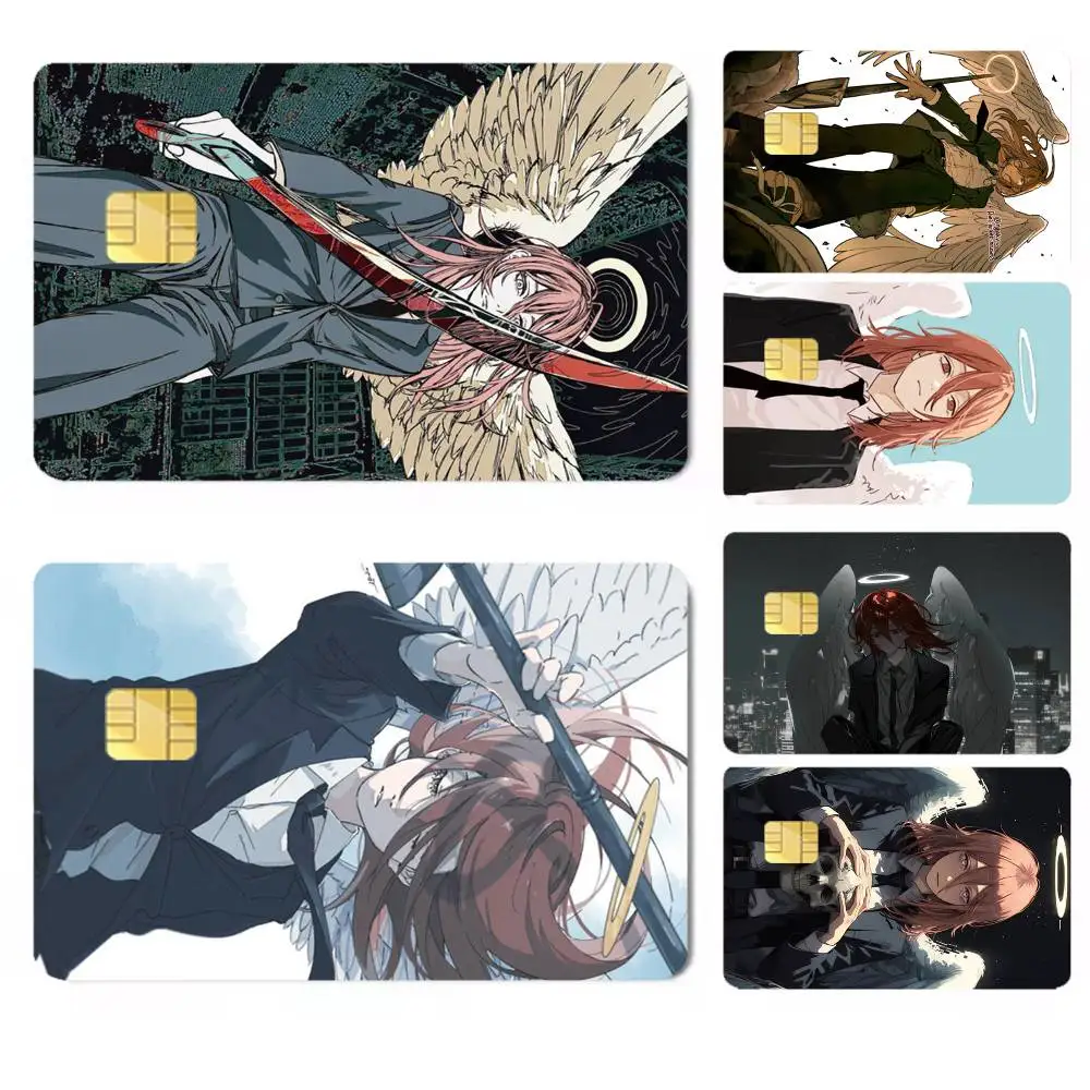 Cute a-angel Devil-l Credit Card HD Stickers Premium matte film effectively prevents fingerprints and daily abrasion.