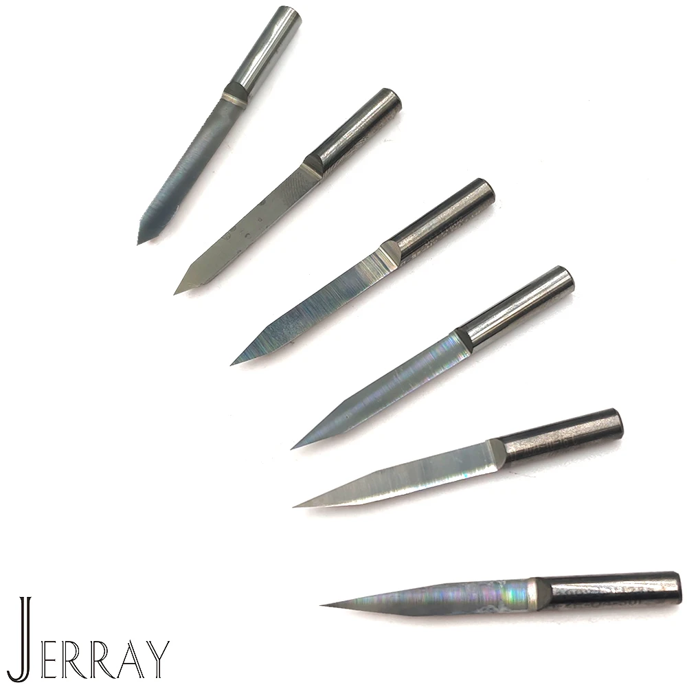 45degree 2D 3D Milling Cutter D4x0.1mm  Tungsten Carbide V Shape PCB Engraving Bit CNC Router Bit for Acrylic Wood PVC