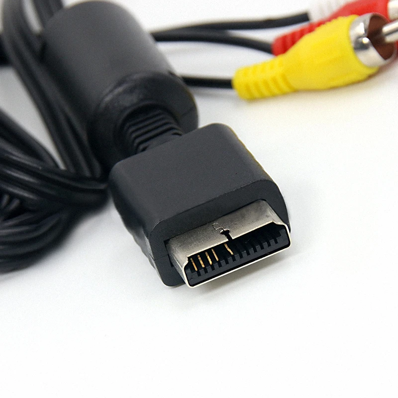 Adaptador de Áudio e Vídeo TV, Cabo AV, Cabo de Áudio e Vídeo para PS2, PS3, Cabo de Áudio Multimídia, Consumer Electronics Acessórios, 3Rca, 1,8 m