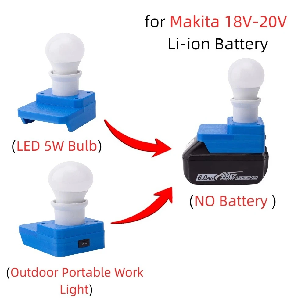 Светодиодная лампа 5 Вт для литий-ионного