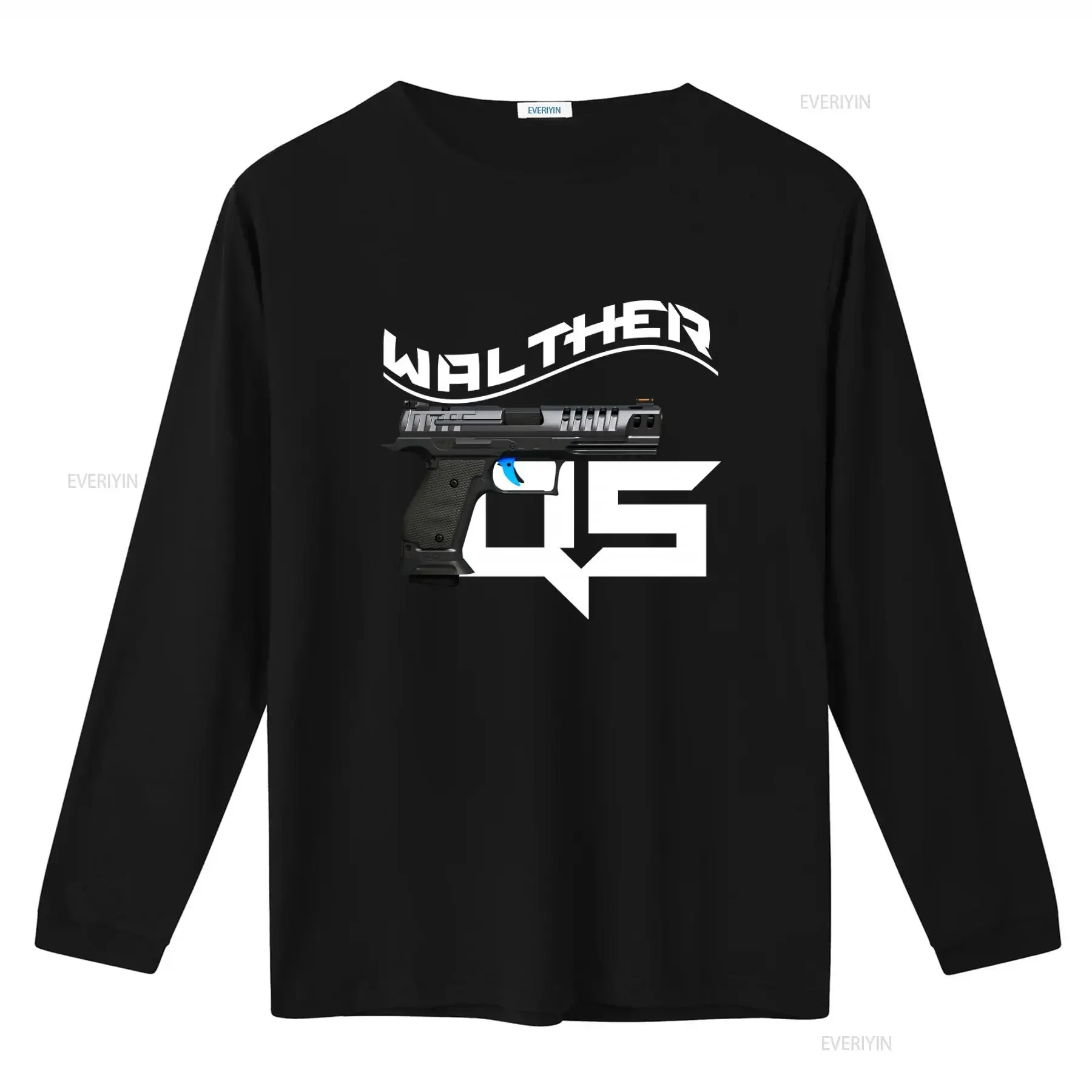 Walther Q5 Handgun T Shirt for Men Stylish Edgy Design vintage Washed Casual Slightly streetwear designer clothes Unisex