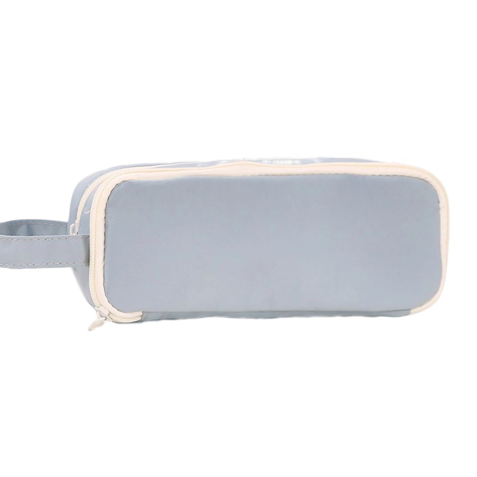 大容量キャンバスペンシルバッグ、マルチコンパートメント、スクールオフィスポーチ、ポータブル耐久性のある収納ケース、ジッパー、学生用