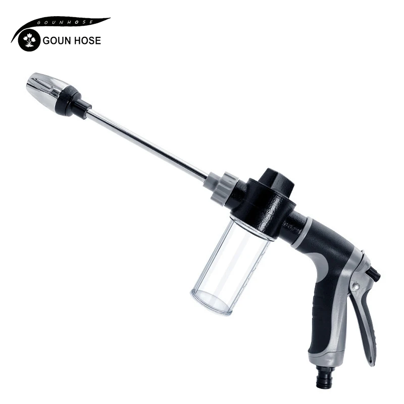 

Портативный автоматический водяной пистолет для пены, 3-классная насадка высокого давления, распылитель для мойки автомобилей, инструмент для очистки автомобиля, инструмент для мойки сада