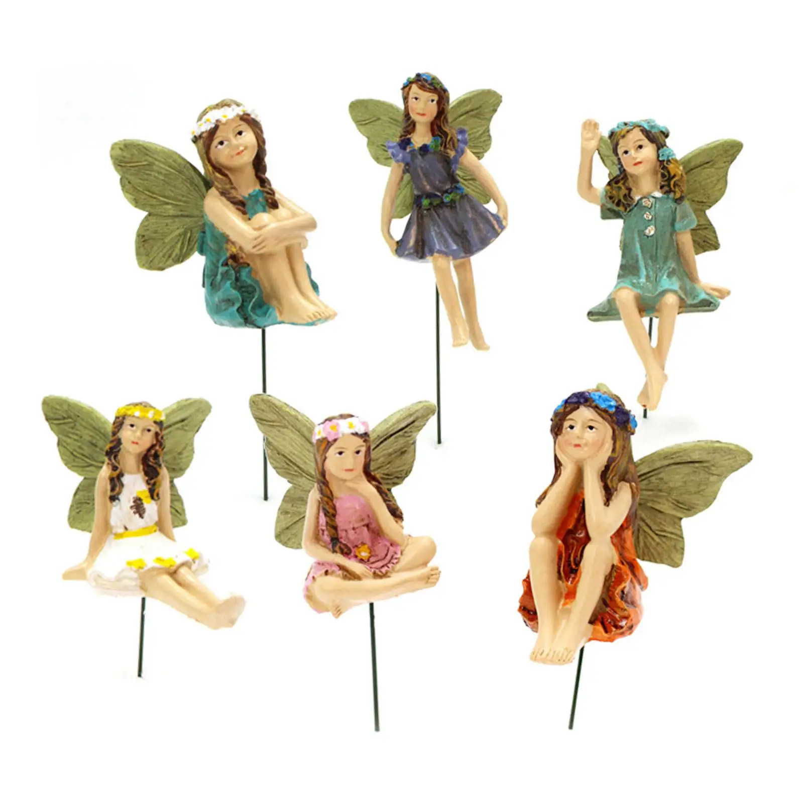 

Miniature Fairy Sculpture Creative for garden Statue Ornament for garden Decoration