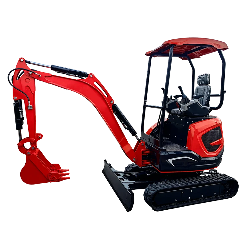 ใหม่ 2 ตัน Mini Digger Excav Mini Crawler Excavator เครื่องจักรขนย้ายดิน Mini Excavator สําหรับขายพร้อม Cab