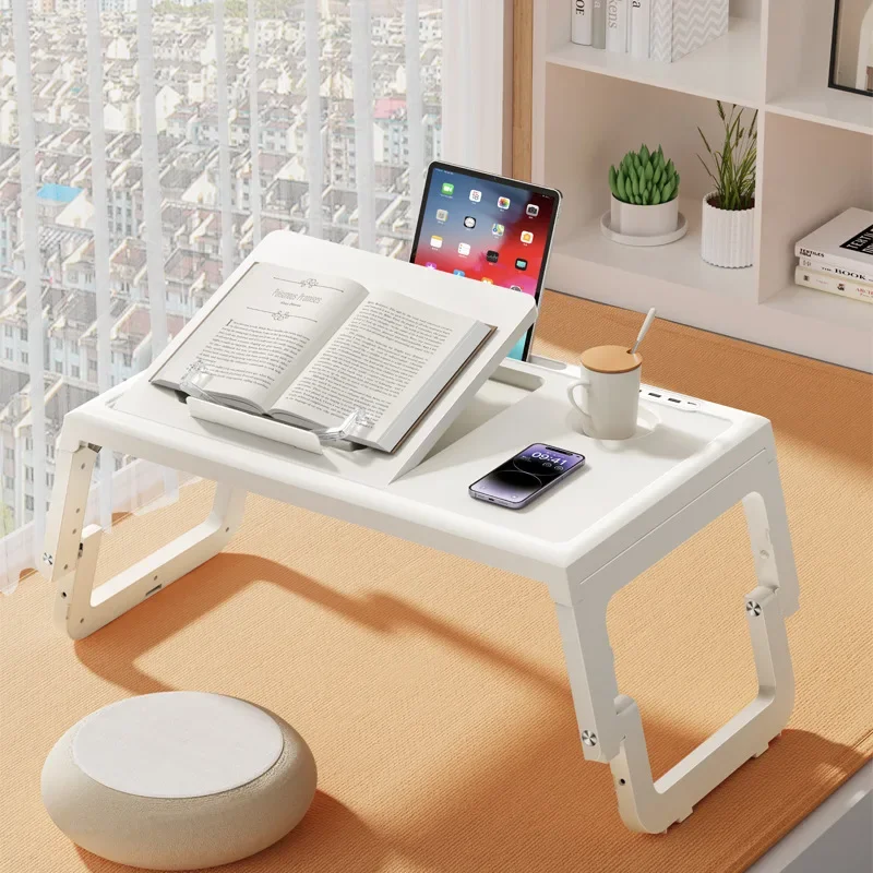 Multifunctional folding table, lazy bed,  learning reading stand, folding children's small desk