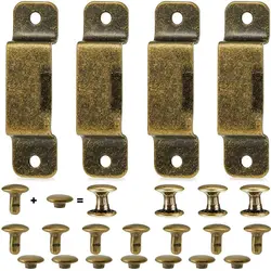 Metal Tape Measure Holder Clip Measuring Tape Belt Holder Measure Holster with Rivets for Drill Leather Pocket Tools