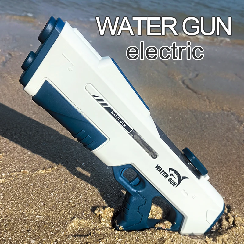 Outdoor Water Gun Toy Children Automatic Water Absorption Electric Water Gun Toys Hand Self-integration High-pressure Water Gun