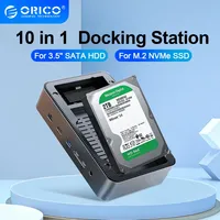ORICO 10Gbps 10 in 1 Docking Station with M.2 NVME SSD Case 2.5\
