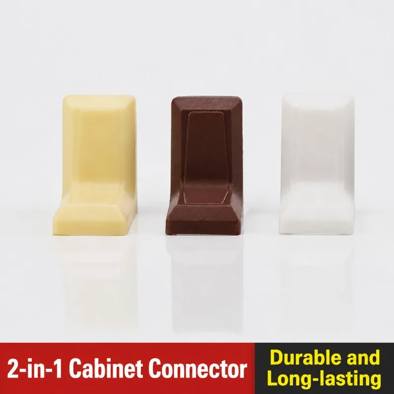 Thickened Plastic 90‑degree Right‑angle Corner‑bracket Wardrobe Cabinet‑door Connecting Fitting Triangular Stabilizing Stand