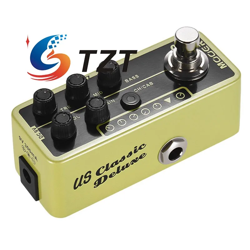 TZT Mooer 003 Power-Zone/004 Day Tripper/006 Classic Deluxe Effector Guitar Multi Effects Pedal Digital Preamp Pedal Compressor