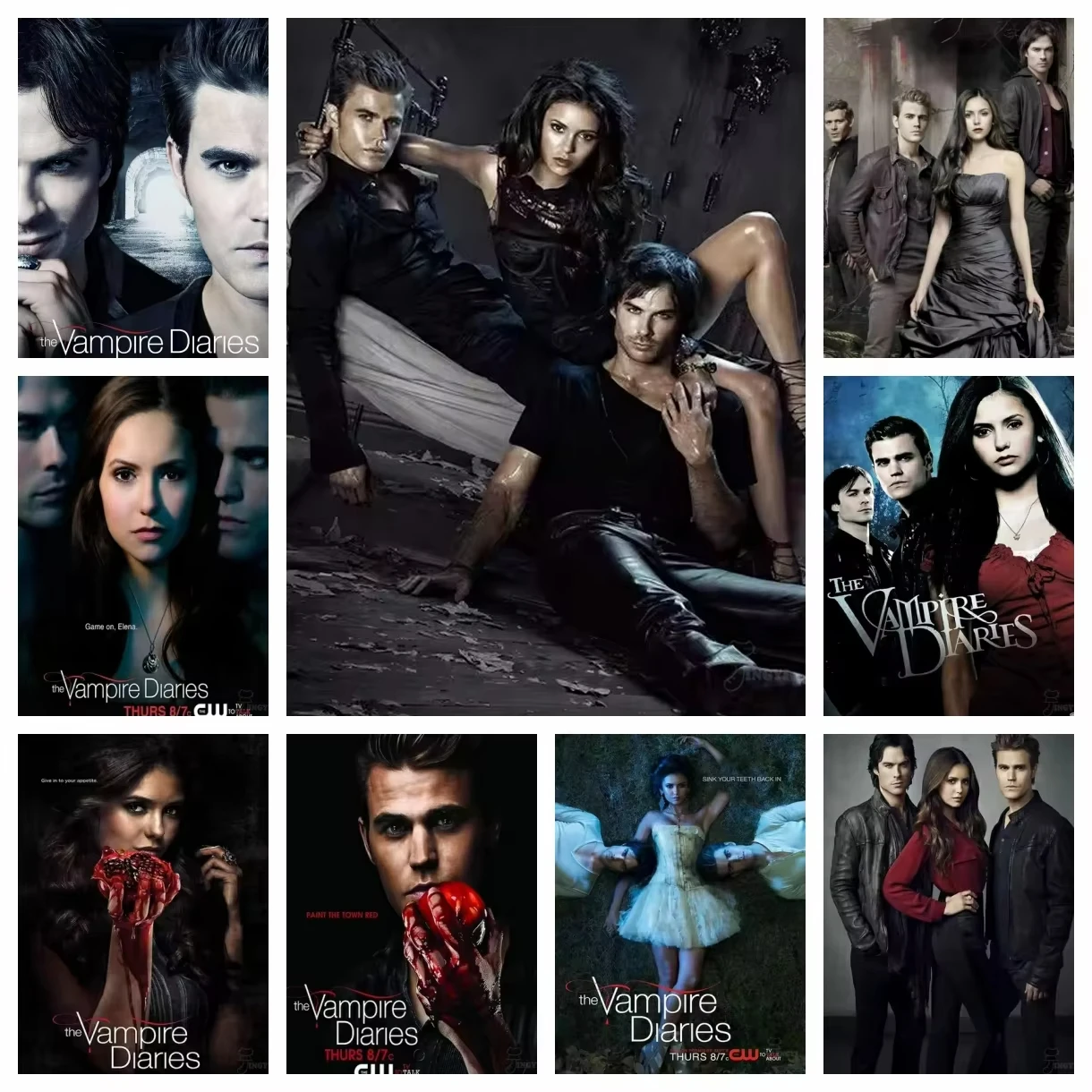 DIY Diamond Painting kit Cartoon The Vampire Diaries Damon S