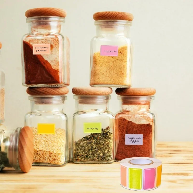 สติกเกอร์ติดฉลากกันน้ำแบบมีสี ติดด้วยตัวเอง ใช้สำหรับจัดหมวดหมู่ไฟล์ ฉลากสีต่างๆ สำหรับการจัดระเบียบ