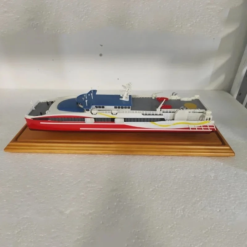 New Simulation Catamaran Cruise Ship Model Finished Ship Model Collection Gift Static Ship Model Decorative Passenger Boat
