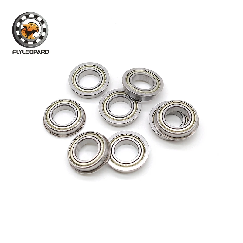 

10PCS F6801ZZ 12x21x5 mm Flange Ball Bearing ABEC-7 Flange Bearing