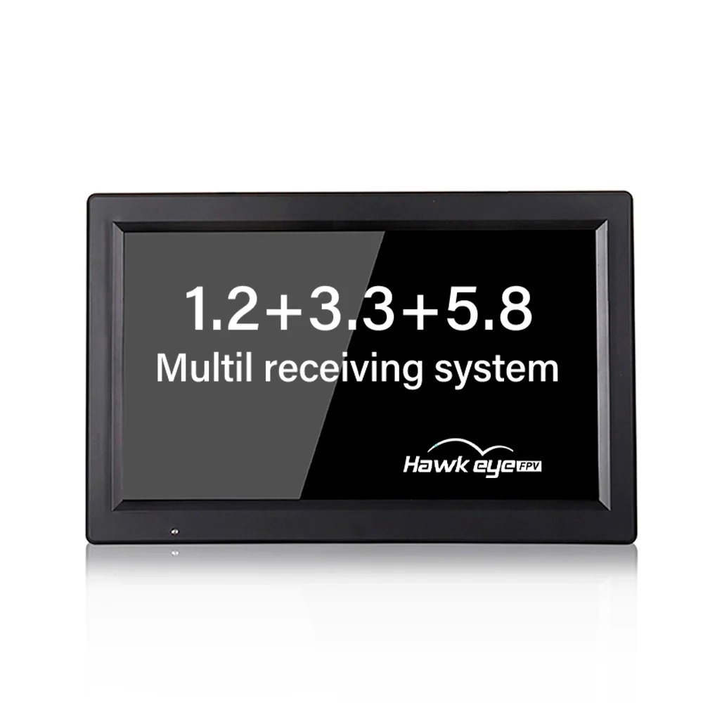 Hawkeye  Captain X 3IN1 FPV Monitor 1024*600 1000LUX 1.2G 3.3G 5.8G 240CH Auto Search with DVR FPV Monitor Dual Receivers