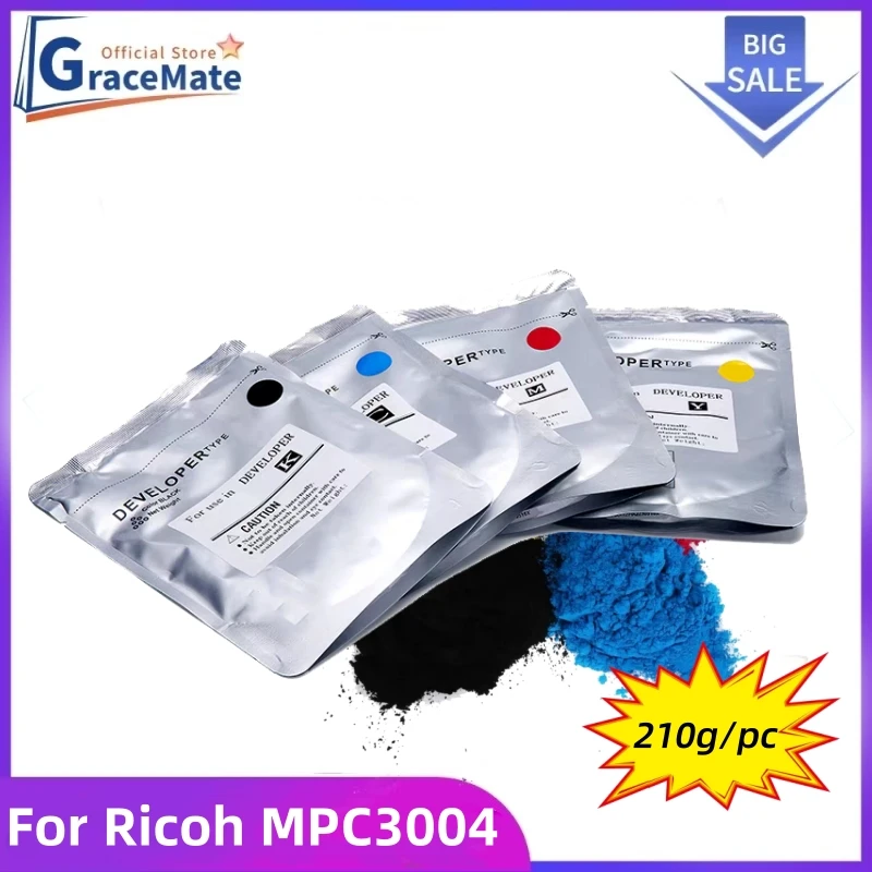 Тонер-проявитель, железный порошок для Ricoh Aficio MP C3004 C3504 C4504 C5504 C6004 MPC 3004 3504 4504 5504 6004, барабан копировального аппарата