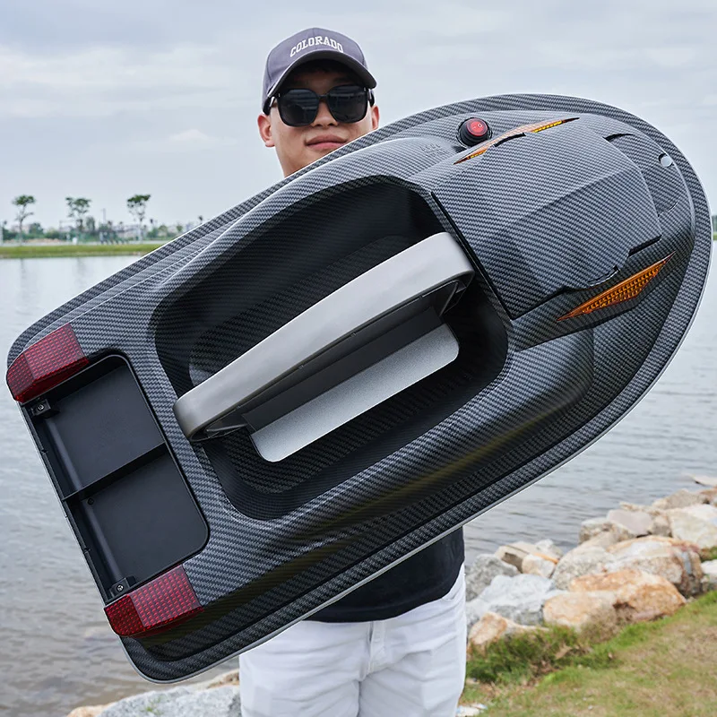 Super High Power 12v Water Toy Remote Control Pull-up Net Boat Hook Boat Remote Control High-speed Speedboat Adult Gift