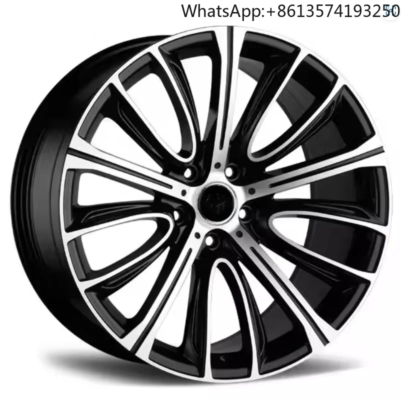 

ForR18 R19 R20 5x112 and 5x120 Machined Face Black/gunmetal Passenger Car Wheels