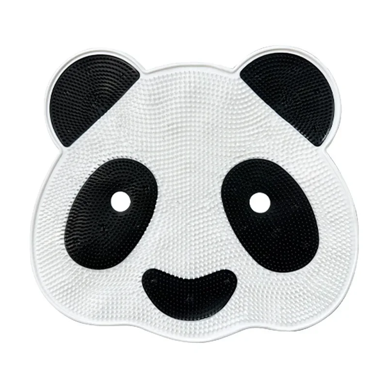 

Shower Rubbing Skin Divine Slip Back Massage Floor Dead Panda Foot Pad Silicone Instrument Room Wash Bathing Anti Bathroom