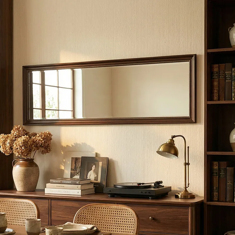 Wall Modern Mirror Bathroom Nordic Korean Style Aesthetic Dressing Table Mirror Living Room Decoration Espelhos Home Decorations