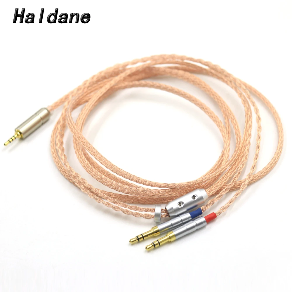 Haldane HIFI 16Cores UPOCC Single Crystal Pure Copper Headphone Upgrade Cable for Hifiman Sundara Ananda HE1000se HE6se HE400