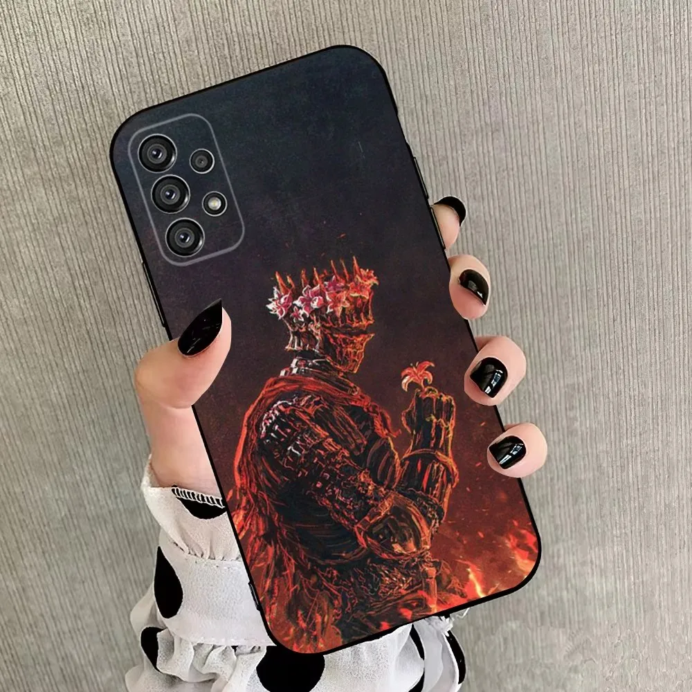 Cool D-Dark S-Souls Phone Case For Samsung Galaxy A20,A21s,A22,A31,A32,A52,A53,A72,73,A80,A91 Soft Black Cover