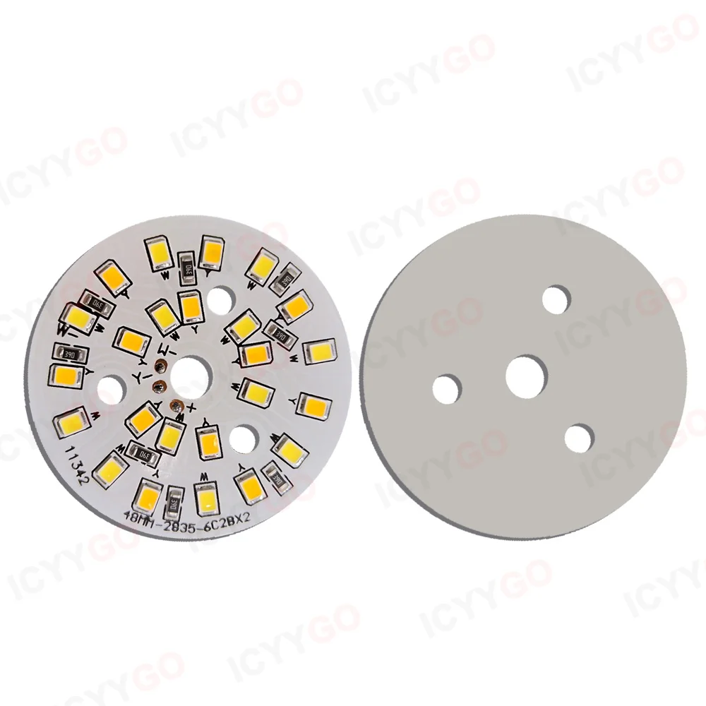 Perline lampada a LED a bassa tensione con chip di luce 24V 48MM Luce bianca Luce calda Lampada da soffitto a due colori Lampada da soffitto Cavo di