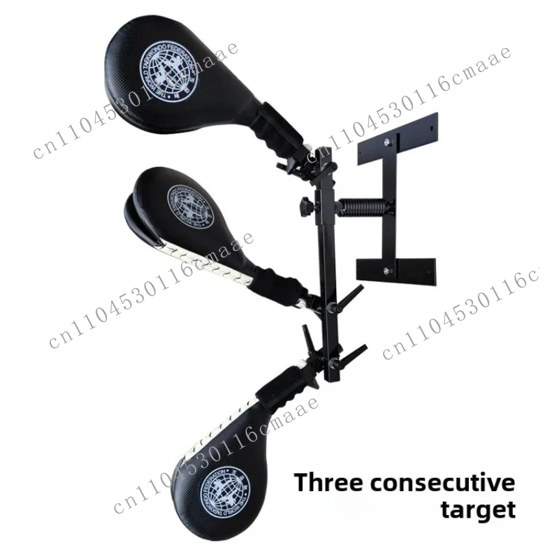 Fixed Foot Target, Taekwondo Kick Target Multi-functional Training Equipment Triple Target Holder