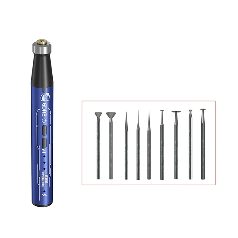 1Set Phone Repair Motherboard PCB IC CPU Cutting Polishing Pen Tool For MECHANIC GDR2 Multi-function Electric Polishing Pen