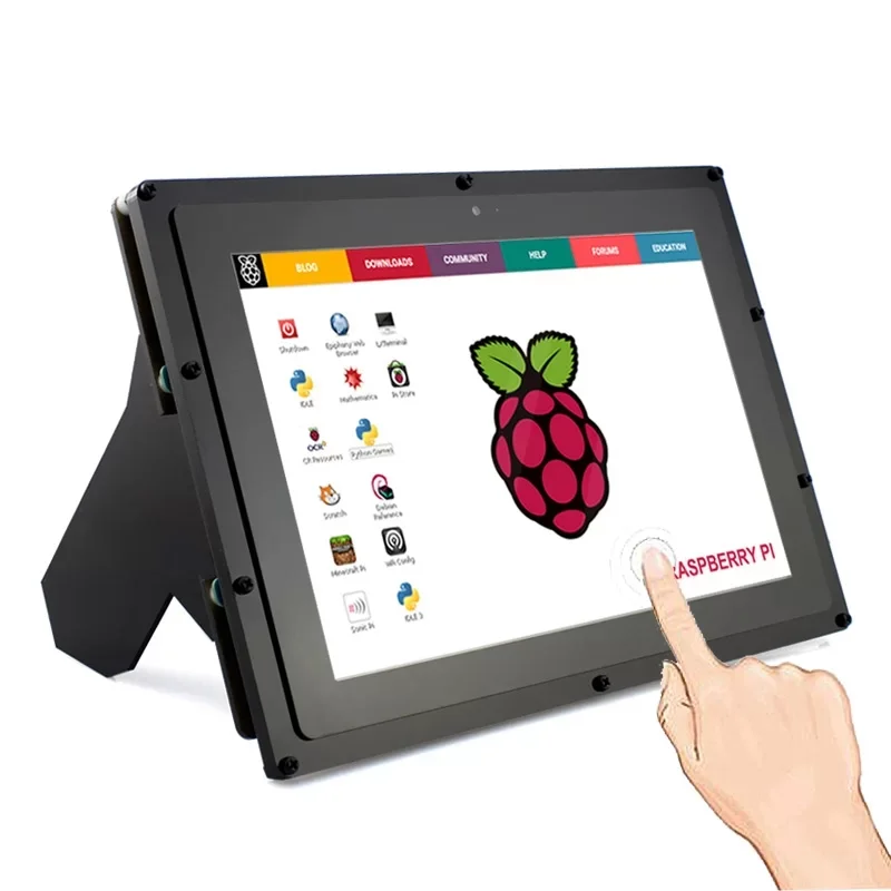 Monitor Portátil 10.1 Ips Touchscreen 1280*800 Cor Pontos Capacitivo Touch Screen dc 5v Hdmi-compatível para Raspberry pi