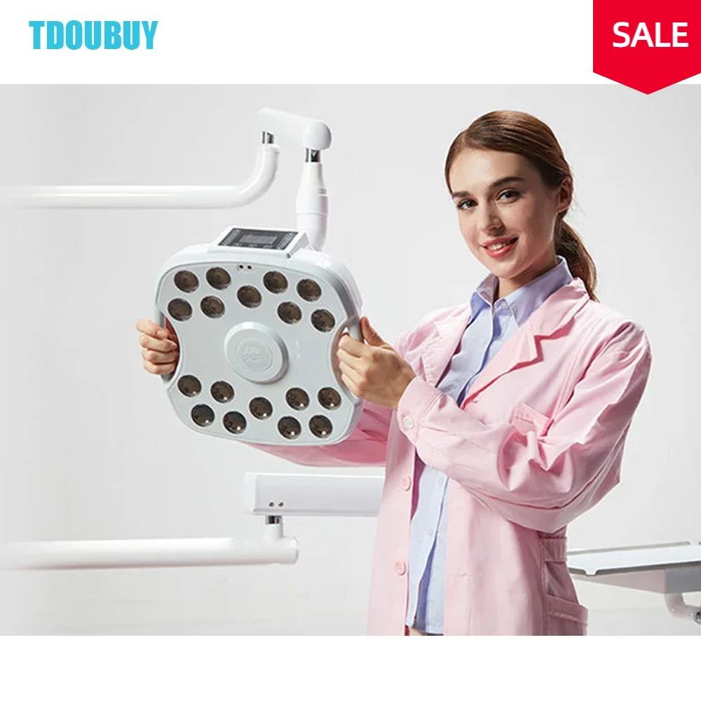 TDOUBUY 18 Lamp Beads High-end Dental Lmplant Touch Lighting Oral Light Dental Chair Light LED Surgical Shadowless lamp