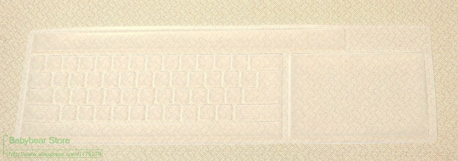 Universal Silicone Keyboard Cover Protector Skin for Standard Full size 101 Keys Desktop PC Keyboard 19 21 23 24 27 inch
