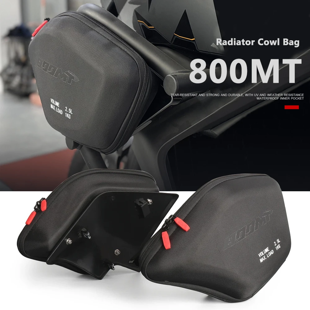 

New Radiator Cowl Bags Side Fairing Tool Bag Motorcycle For Cfmoto 800MT 800 MT CF 800MT MT 800 CF800MT 2022-2025 2024 2023 2022