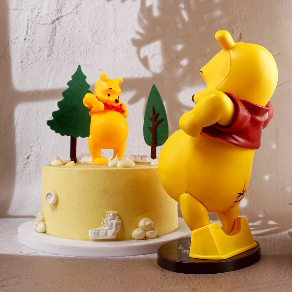 Disney Anime Winnie The Pooh Figur Kuchen Dekoration Desktop Auto Ornament Niedlichen Tier Kinder Spielzeug Urlaub Geburtstag Geschenk