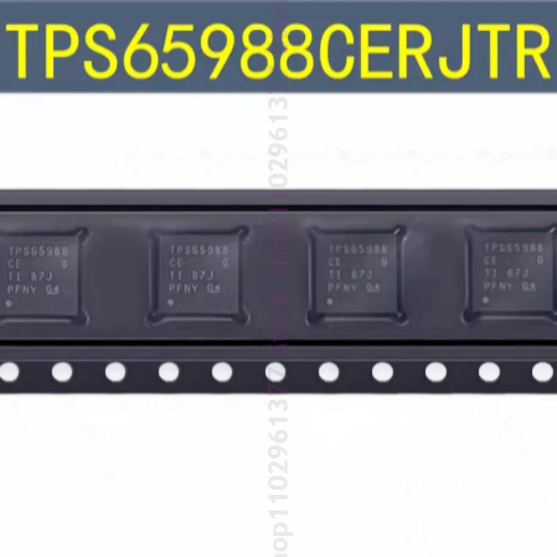 10pcs New TPS65988CERJTR TPS65988CE TPS65988CDRJTR TPS65988CD TPS65988 QFN56 Power Switch Dual Port USB Controller Chip