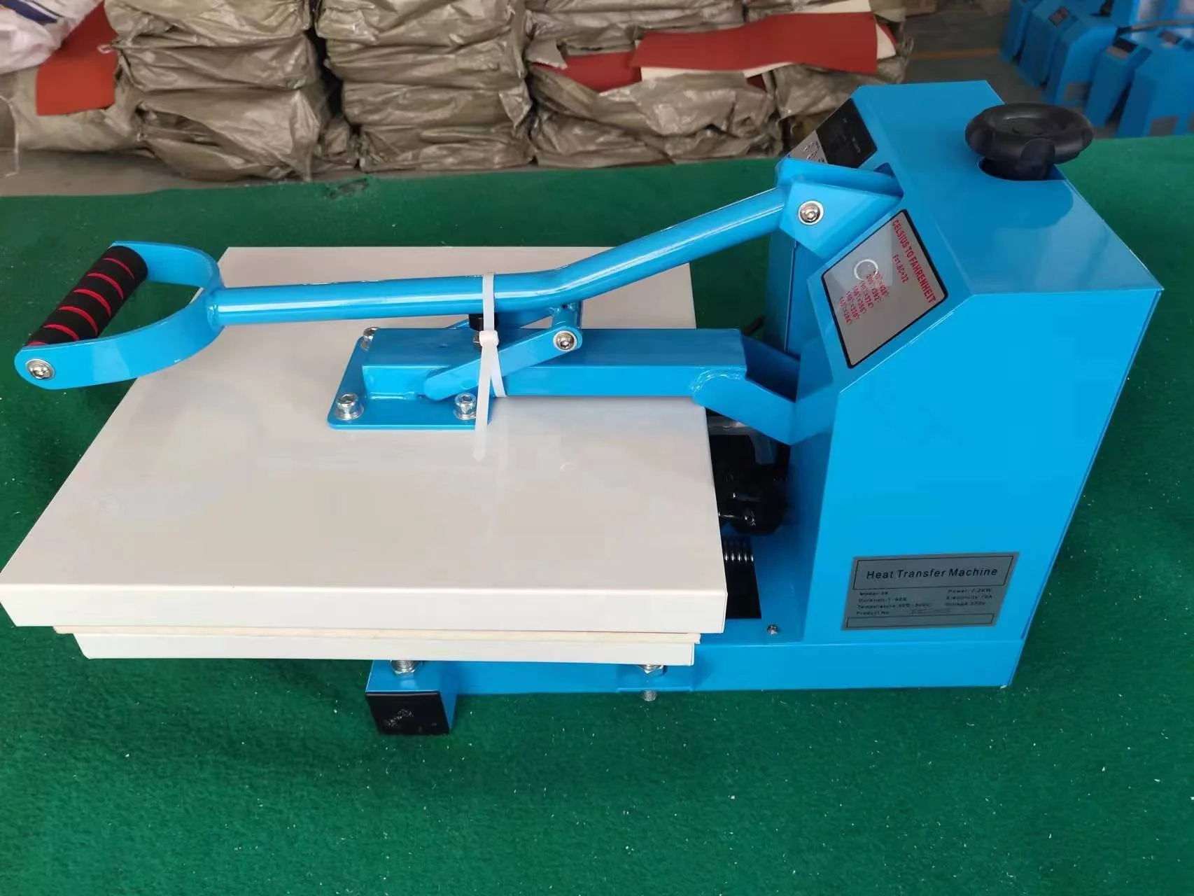 Factory wholesale 38x38/40x50/40x60/60x80 handle heat transfer sublimation press machine for printer