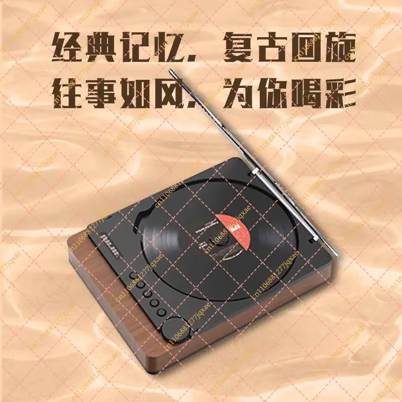 Vintage Hi-Fi CD Player with Bluetooth, Optical Output & Lossless Decoding, USB/Aux Audio System
