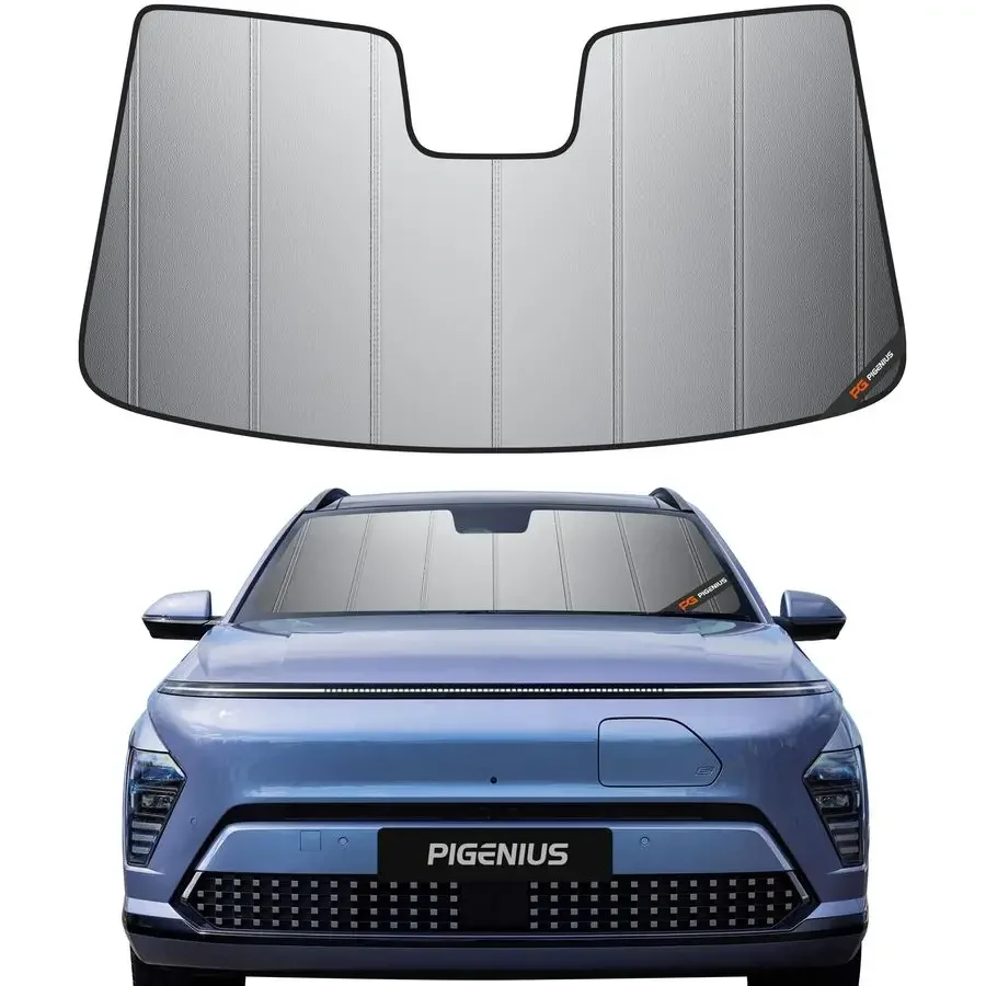 

Sunshade for Hyundai Kona,Kona Electric 20242025,Thick Front Windshield Sunshade,6 Layers Sun Shield